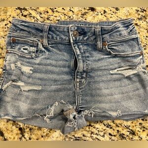 American Eagle Outfitters Light Blue Denim Jeans with Faded Wash